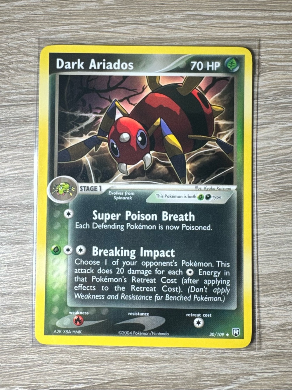 Dark Ariados #30/Pokemon Team Rocket Returns